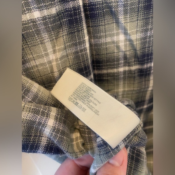 Fat Face Navy and White Plaid Shirt - Picture 6 of 7